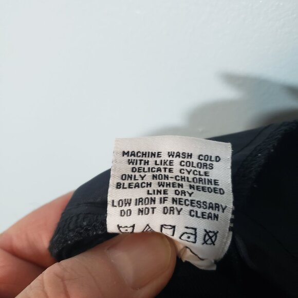 Calvin Klein Pants Women's Black Gray Plaid Grid size 6 - Picture 7 of 7